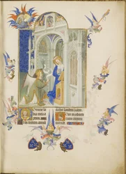 Die Verkündigung Les Très Riches Heures du duc de Berry