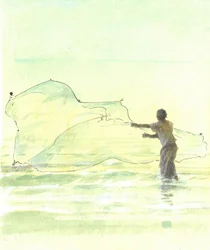 Einsamer Fischer 2, 2015