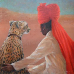 Palastwache und Gepard