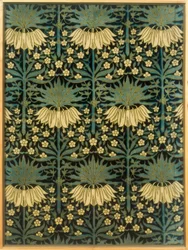 L. P. Butterfield, Textil mit floralem Muster