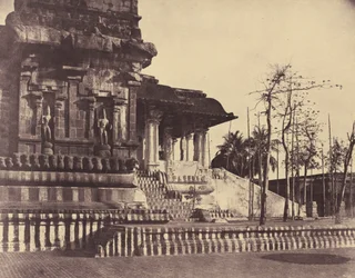 Tanjore: Große Pagode, Eingang nach außen blickend, März-April 1858