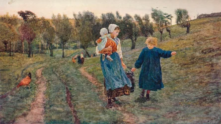 Zuhause, um 1900