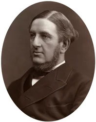 Sir William Vernon Harcourt QC, MP, Professor für internationales Recht an der Universität Cambridge, 1877