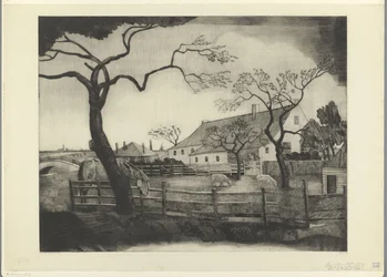Bauernhof mit Vieh in Holland