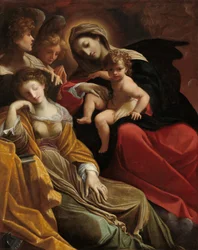 Der Traum der Heiligen Katharina von Alexandria, ca. 1593