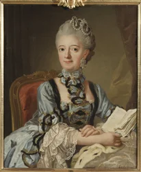 Porträt von Luise Ulrike von Preußen (1720-1782), Königin von Schweden
