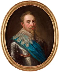 Porträt von Gustav II. Adolf von Schweden (der Große oder der Löwe des Nordens)