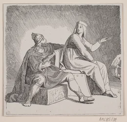 Illustration zu "Svend Tveskægs Zug nach England und die Schlacht bei Svold"