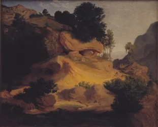 Landschaft bei Subiaco, Italien