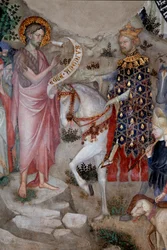 Predigt des Heiligen Johannes des Täufers (Detail)