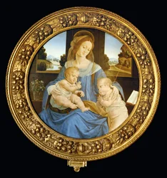 Tondo mit Madonna, Jesuskind und Johannes dem Täufer