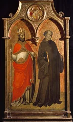 Der heilige Nikolaus von Bari und der heilige Franziskus von Assisi