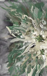 Grüne florale Abstraktion