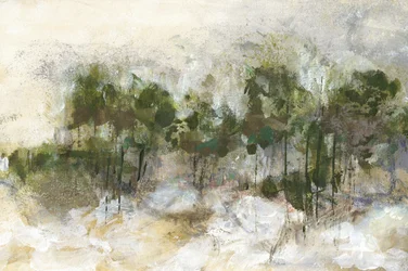 Abstrakter Nebelwald