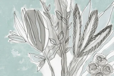Weiches botanisches Abstrakt