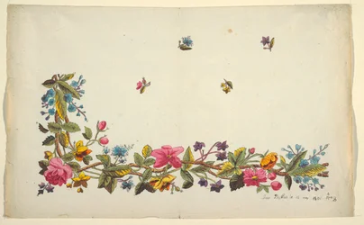 Blumendesign für bedruckten Stoff