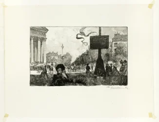 Ecke der Rue Royale, Platte sechzehn aus Le Long de la Seine et des Boulevards