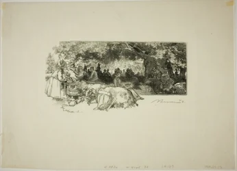 Kantine von Mutter Pichard, in der Nähe von Gorge aux Loups