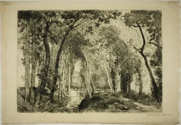 Unter Bäumen, bei der Rigonette