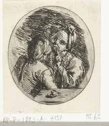 Mann und Frau im Gespräch