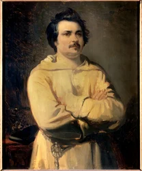 Porträt von Honoré de Balzac (1799-1850)