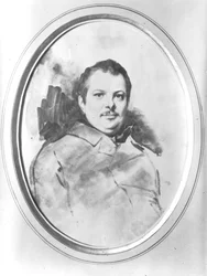 Porträt von Honoré de Balzac (1799-1850) ca. 1820