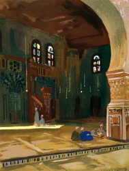 Die Moschee von Sultan al-Ghuri, Kairo, Ägypten, 1928