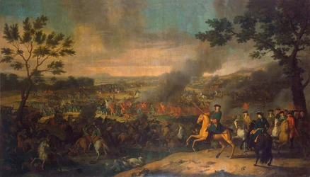 Die Schlacht von Poltawa am 27. Juni 1709, 1717-1718