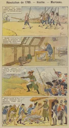 Revolution von 1789, Hoche, Marceau (Farblithografie)
