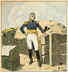Illustration von Louis Bombled (1862-1927) aus dem Buch „Das Memorial von Saint Helena“ von Graf Emmanuel de Las Cases (1766-1842): Porträt von Marschall François Joseph Lefebvre (1755-1820), Herzog von Danzig, Privatbesitz