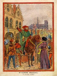Die großen Tage des Hôtel de Ville de Paris von A. Mercier, illustriert von Louis Bombled: Am 7. Juli