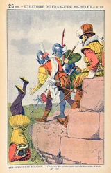 Die Grausamkeit der Protestanten unter dem Baron des Adrets im 16. Jahrhundert, aus einer illustrierten Ausgabe von 