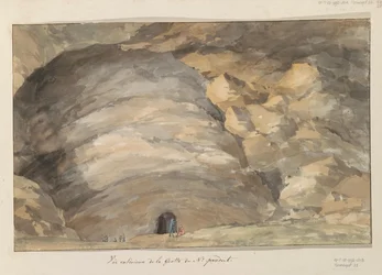 Außenansicht der Grotte Santa Maria Capella