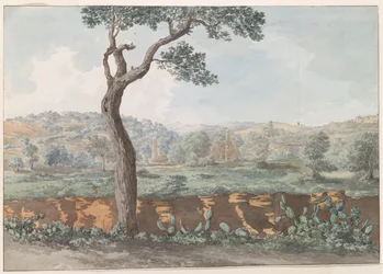 Ruine des Castor-und-Pollux-Tempels innerhalb der Mauern des alten Agrigentum