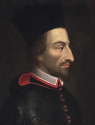 Porträt von Cornelius Jansen, genannt Jansenius, Bischof von Ypern (Detail)