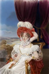 Porträt der Königin Marie-Amelie, ca. 1839