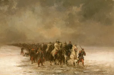Der Rückzug, ca. 1871