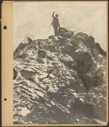 L. F. auf dem Gipfel des Mount Shasta [Louis Fleckenstein]