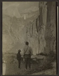 Liberty Cap und Nevada Falls vom Ledge Trail, Yosemite-Nationalpark