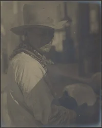 Porträt eines Mannes in Cowboy-Kleidung