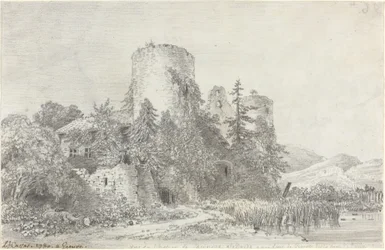 Ansicht des Schlosses von Saconnex