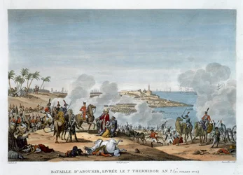 Die Schlacht von Aboukir, 7 Thermidor, Jahr 7, 25. Juli 1799