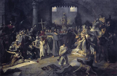 Die Pest in Tournai im Jahr 1095