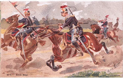 Lanciers, Postkarte, 1920er Jahre