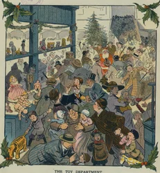 Spielzeugabteilung, USA 1910er Jahre