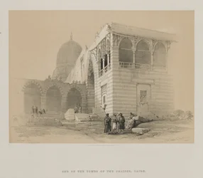 Ägypten und Nubien, Band III: Eines der Gräber der Kalifen, Kairo, 1848