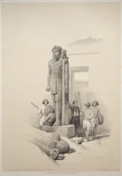 Ägypten und Nubien: Band II - Nr. 7, Kolosse bei Wady Saboua