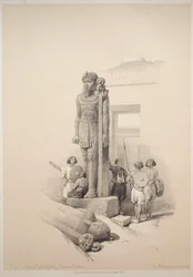 Ägypten und Nubien: Band II - Nr. 7, Kolosse von Wady Saboua
