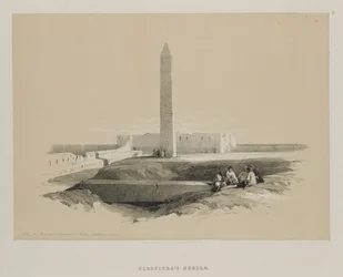 Ägypten und Nubien, Band I: Obelisk in Alexandria, allgemein als Kleopatras Nadel bekannt