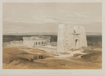 Ägypten und Nubien, Band I: Tempel in Edfou, Antikes Apollinopolis, Oberägypten, 1847
